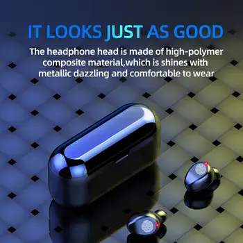 Nye F9 Trådløse Hovedtelefoner til en Bluetooth-5.0 Øretelefon TWS HIFI Mini-I-øret-Sport, der Kører Headset Støtte iOS/Android-Telefoner HD-Opkald