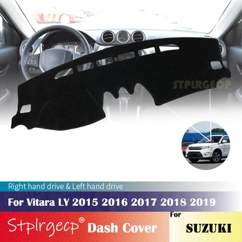 For Suzuki Vitara LY 2016 2017 2018 2019 Anti-Slip Dashboard Dækker Beskyttende Pad Bil Tilbehør Parasol Tæppe