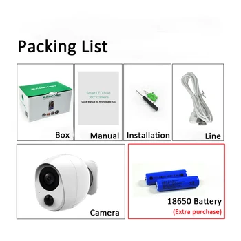 ICSEE Batteri 1080P Wifi Udendørs Ip-Kamera Trådløst Kamera Netværk Low Power Home Security IP66 Vandtæt Kamera Overvågning