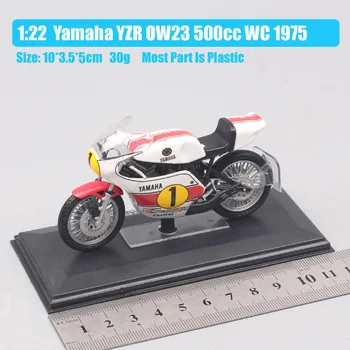 1:22 skalaen lille Yamaha YZR OW23 500cc WC 1975 rytter G. Agostini Grand Prix racing cykel Diecasts & legetøjsbiler modeller motorcykel