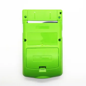 Apple Green Shell Boliger Case til Nintendo for GBC til GameBoy Color Konsol + skruetrækker + Gummi Pad