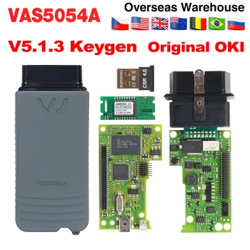 5054 ODIS v5.1.3 V4.3.3 keygen Fuld Chip Originale OKI Auto OBD2 Diagnostisk Værktøj 5054A Bluetooth 5054 CODE Scanner