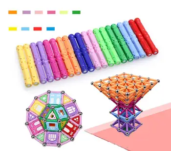228Pcs Indstille Opførelsen byggesten Legetøj DIY 3D Magnetiske Pædagogisk legetøj børn Børn DIY Blokke Magnet Toy Tilbehør
