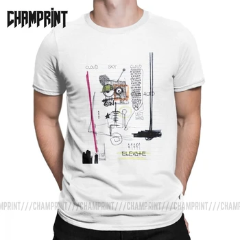 Kortærmet T-Skjorte, Jean-Michel Basquiat Vejret Systemet Nyhed Ren Bomuld t-Shirts, Korte Ærmer T-Shirt med Rund halsudskæring Tops Unikke