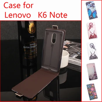 For Lenovo K6 Bemærk Wallet Læder taske Cover Til Lenovo K6 Note Flip 3D Maling Flag Butterfly Flower Telefonen Tilfælde