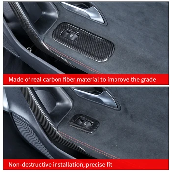 For W118 Mercedes 2020 CLA260/A180/A200L W177 ægte carbon fiber indvendige ændret vindue panel