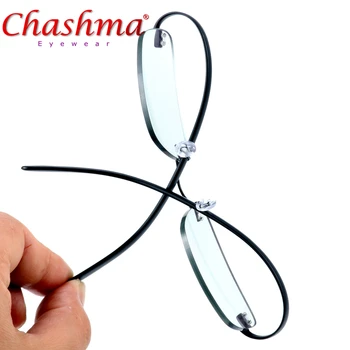 Titanium Overgang Solbriller Photochromism Læsning Briller Mænd Langsynethed med Dioptrier Presbyopi Rimles briller Briller