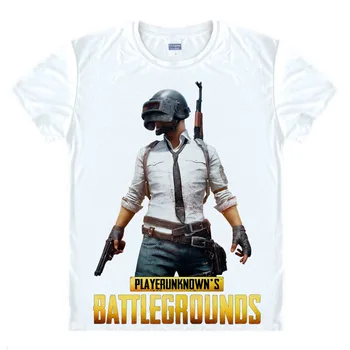 PlayerUnknown ' s Battlegrounds T-Shirts, Korte Ærmer Shirts PUBG Spil Battle Royale Vinderen Vinder Kylling Middag Cosplay Shirt