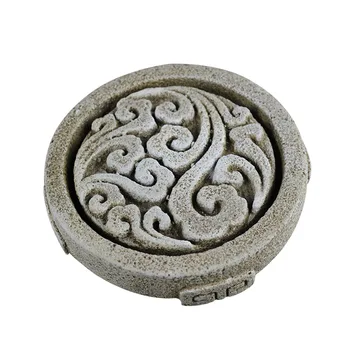 Silikone Formen for Brevpresser Værktøj Runde med Traditionel Kinesisk Stil Mønster Håndlavet Håndværk Cement Dekoration Værktøj