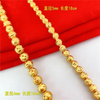 Vietnam Shakin Matteret Skåret Buddhistiske Perler Runde Perle Armbånd Charms Heldige Kvinder Luksus Smykker Aldrig Fade Mode Boheme 11891