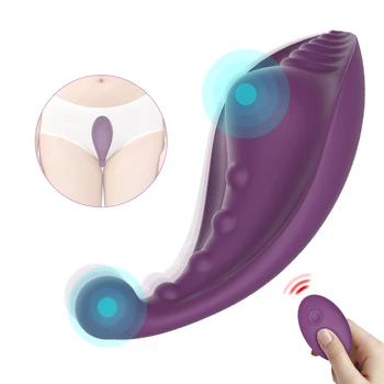 Vibrerende Trusser Butterfly erotisk legetøj Kvindelige Masturbator G Spot Klitoris Stimulator Fjernbetjening Vibratorer til Kvinder
