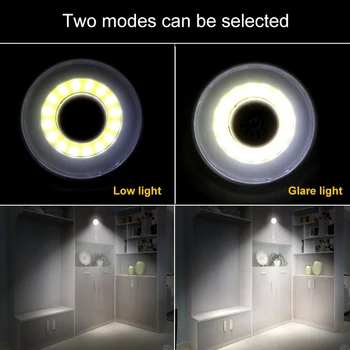 Dæmpbar LED Under Kabinet Nat Lys med Fjernbetjening Batteri Drevet LED Skabe Lys til Garderobe Badeværelse belysning