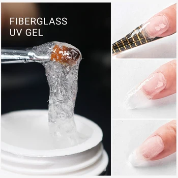 Builder Gel til negle extensions Fiber Builder Gel UV gel neglelak Akryl Harpiks Negle Kunst