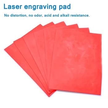 Laser Gummi Ark, Trodat 297*210*2.3 mm A4-Størrelse Mørk Grå Farve, Til Laser Gravering Maskine Gummi Pad Mørk Lys Rød