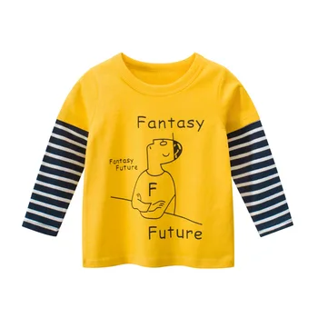 2020 Jul Nye Efteråret Pige Bunden Shirt Børn, Lange-Langærmet T-Shirt Baby Tøj Baby Børn Cloting T-Shirt Til Piger
