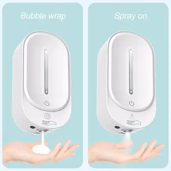 Bubble Wrap/spray On/gel Stil 350ml Automatisk Induktion Foam sæbedispenser til 0.25 s Intelligente Flydende Sæbe Dispenser Beholderen