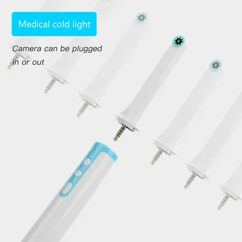 2020 Wireless WiFi Mundtlig HD Mini Kamera Intraorale Endoskop Med LED-Lys-Kontrol Real-time Video Dental Diagnostisk Værktøj