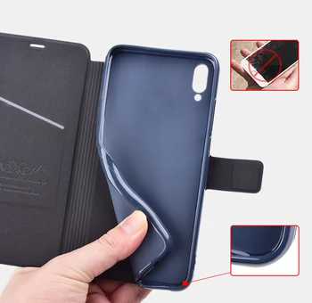 For Huawei Y9S Tilfælde 2019 Silicium bagcoveret Flip Book Sag For Huawei Y9S PU Læder Telefonen Tilfælde Coque For HuaweiY9S Y 9S Y9 S
