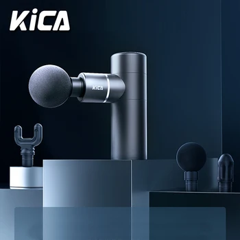 KICA Mini Fascia Pistol Størrelse El-Body Massage 4 Vibrations Hastigheder Håndholdte for Fitness Atleter Muscle Pain Relief Bærbare