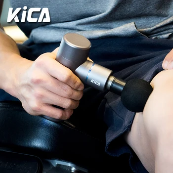 KICA Mini Fascia Pistol Størrelse El-Body Massage 4 Vibrations Hastigheder Håndholdte for Fitness Atleter Muscle Pain Relief Bærbare
