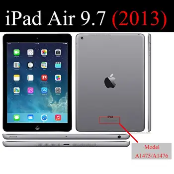 QIJUN tablet flip case til Apple ipad, Air 9.7 maleri Smart vågne OP Søvn fundas fold Stå dække capa for Air1 A1474/1475/1476 12067
