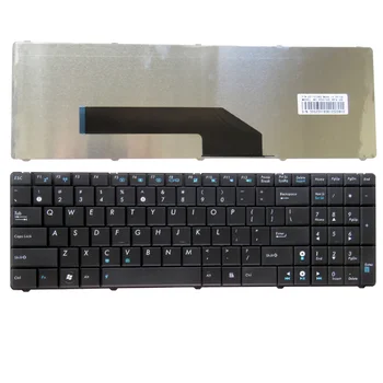GZEELE NYE engelske OS laptop Tastatur til ASUS K70 K70A K70AB K70AC K70AD K70AE K70AF K70I K70IC K70ID K70IJ K70IL K70IO sort