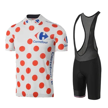 Nye France Tour Cykling Jersey Sat de france og Cykling Tøj Mænd Road Bike shirts, der Passer Cykel Bib Shorts MTB Maillot Culotte