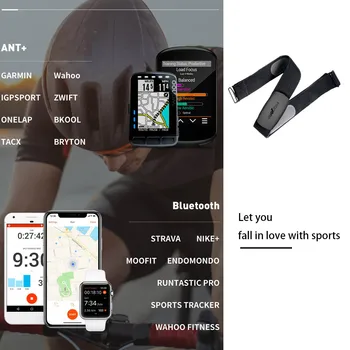 Cykling Mænd og Kvinder pulsmåler ANT + Bluetooth 4.0 Sports-Sensor Med brystbælte Computer Cykel Band IP67 Vandtæt