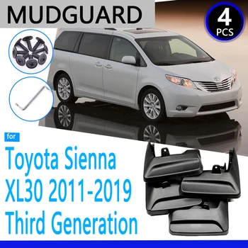 Skærmen for Toyota Sienna XL30 2011~2019 2012 2013 2016 2017 Bil Tilbehør Mudflap Fender Auto Reservedele