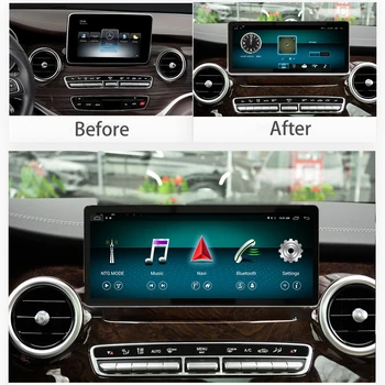 Bilen Multimedia-Afspiller, Stereoanlæg GPS-DVD-Radio-Navigation Android-Skærmen for Mercedes Benz V Klasse Vito Viano Valente Metris W447 12131