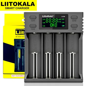 2020 Liitokala Lii-S1 Lii-S2 Lii-S4 Lii-S6 1,2 V NiMH-3,7 V Lithium 3.2 V LiFePo4 21700 26650 18650 Genopladeligt Batteri-oplader