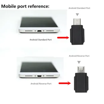 Mobil-Telefon Adapter, USB-android, micro type-c-port Konvertering hoved for dji Osmo Pocket kamera Håndholdt gimabl