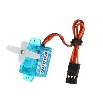 CYS-S0005 5g letvægts Plast Gear Micro Analog Standard Servo til RC Fixed-wing Fly Reservedele