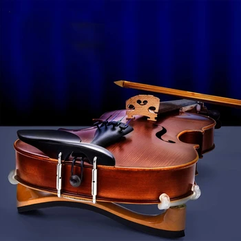 Violin Skulder Resten Skulder Montere med Silikone, Gummi-Fødder & Skum Polstring Justerbare Fødder for 4/4 3/4 Violin