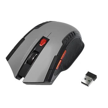 2.4 GHz Trådløs 6D Gaming Mouse Optical Ergonomisk Mus Professionel Transportabel Mini-USB-Gamer Mus Til PC-Bærbar Computer