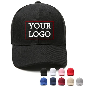 2020 Nye Mode Mænds casual solid Baseball cap broderi logo bonnet design, tekst med sort Far hat Snapback hatte til Mænd, Kvinder