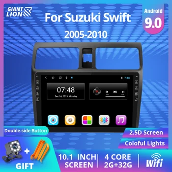 2DIN Android 9.0 Bil Radio Multimedie-Afspiller Til Suzuki Swift 2005 2006 2007-2010 2007 Navigation GPS Autoradio Bil DVD-Afspiller