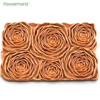 3D Rose Silikone Formen Pæon Kage Udsmykning Værktøjer Pjusket Blomst Fondant Kage Forme Chokolade Sukker, Pasta Håndværk Diy Bagning Værktøj 1232