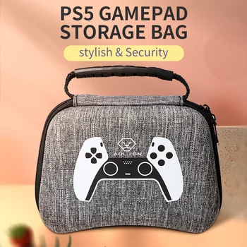 AOLION NY Bærbar Taske til Gamepad PS5 Spil Controller Rejse Håndtere Beskyttende Dække Carry Case PS5 Tilbehør 123477