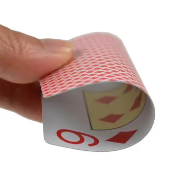 Plast PVC spillekort store antal spil Texas Hold ' em poker kort Vandtæt og kedelig polsk Familie poker Bord spil 1deck