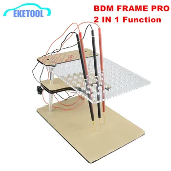 Høj Kvalitet LED-BDM Frame 2 i 1 med Mesh og 4 Probe Pens for FGTECH BDM100 ECU Programmør ECU Restere Beslag