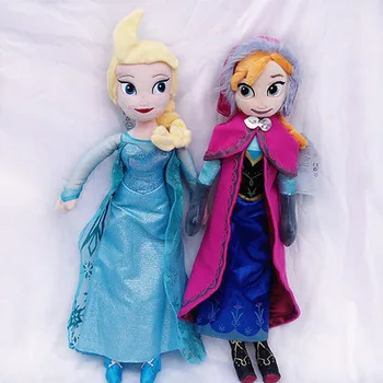 Disney princess børn dukke toy Frosne Elsa bløde dukke toy pige baby fødselsdag gave plys udstoppet dukke Anna kid dejlige rag doll