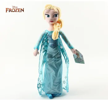 Disney princess børn dukke toy Frosne Elsa bløde dukke toy pige baby fødselsdag gave plys udstoppet dukke Anna kid dejlige rag doll
