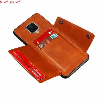 For Xiaomi Redmi Bemærk 9s Retro Magnetisk Flip PU Læder Tegnebog Case Cover Til Redmi Note 9 Pro Max-Kort Slot Holder Stand Coque