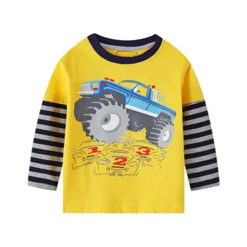 2020 Drenge T-Shirt T-shirt børnetøj Fly, Bil Tshirt Koszulki Drenge T-Shirts, langærmet Toppe Roupa Infantil Enfant Tees