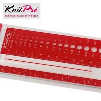 KnitPro Nål Udsigt Sizer( Gauge Nål) at strikke tilbehør