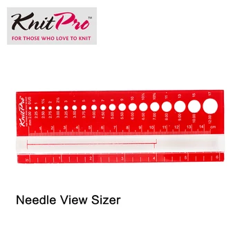 KnitPro Nål Udsigt Sizer( Gauge Nål) at strikke tilbehør