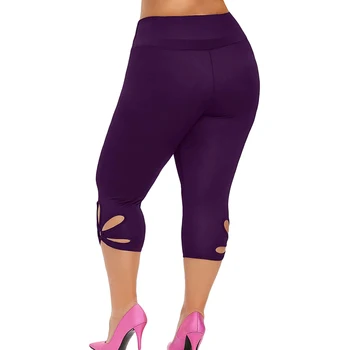 Kvinder, Kvindelige Yoga Sport Plus Size Tynde Bukser Yoga Sport Bukser, Leggings Hip Push Up Beskåret Bukser 12523