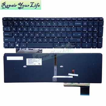 Baggrundslys M6 OS laptop tastatur til HP M6-K m6-k022dx m6-k125dx m6-k054ca engelsk blå m6-k088 helt nye pk130um1f00 725450-001