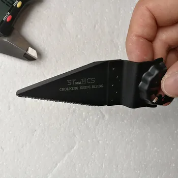 OSL214K Starlock Caulk Kniv HCS Tilspidset Fugemasse Cutter Caulk Fjernelse Kniv til multimaster værktøjer hurtig skæring til en god pris